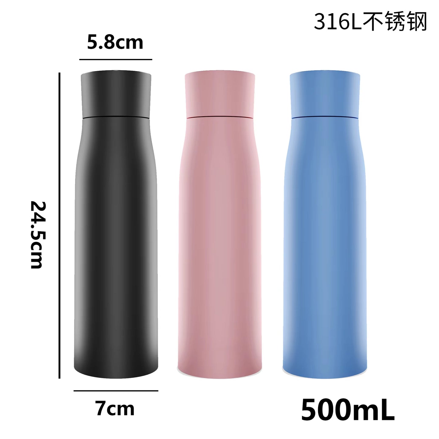 Hot Selling UV Water Purifier with Temperature Display Self-Cleaning Water Bottle